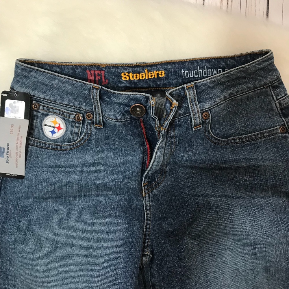 Women’s NFL Pittsburgh Steelers Crop Jeans